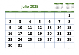 calendario julio 2029 03