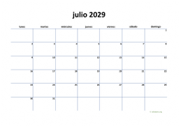 calendario julio 2029 04