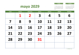 calendario mayo 2029 03