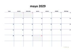 calendario mayo 2029 04