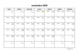 calendario noviembre 2029 01