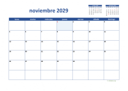 calendario noviembre 2029 02