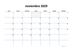 calendario noviembre 2029 04