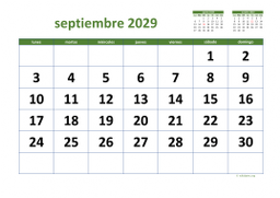 calendario septiembre 2029 03