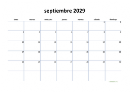 calendario septiembre 2029 04