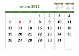 calendario mensual 2032 03