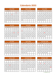 calendario anual 2033 06