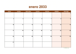 calendario mensual 2033 06