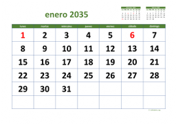 calendario mensual 2035 03