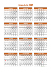 calendario anual 2037 06