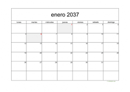 calendario mensual 2037 05