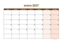 calendario mensual 2037 06