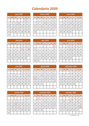 calendario anual 2039 06