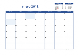 calendario mensual 2042 02