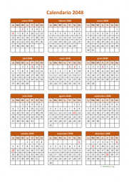 calendario anual 2048 06