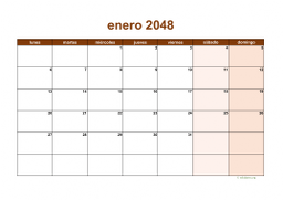 calendario mensual 2048 06