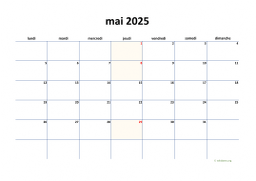 calendrier mai 2025 04