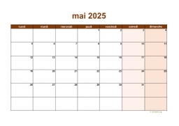 calendrier mai 2025 06