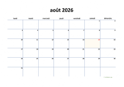 calendrier août 2026 04