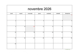 calendrier novembre 2026 05