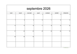 calendrier septembre 2026 05