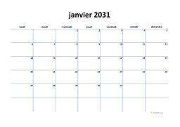 calendrier mensuel 2031 04