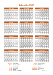 calendrier annuel 2032 07