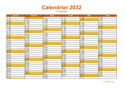 calendrier annuel 2032 09