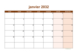 calendrier mensuel 2032 06