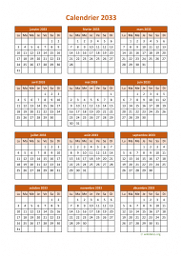 calendrier annuel 2033 06