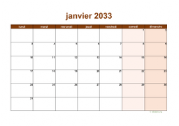 calendrier mensuel 2033 06