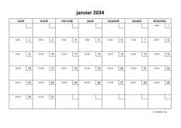 calendrier mensuel 2034 01