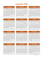 calendrier annuel 2036 06