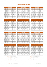 calendrier annuel 2036 07