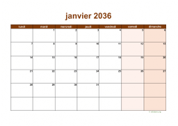 calendrier mensuel 2036 06