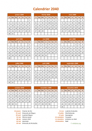 calendrier annuel 2040 07