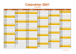 calendrier annuel 2041 09