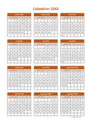 calendrier annuel 2042 06