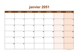 calendrier mensuel 2051 06