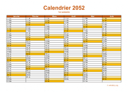 calendrier annuel 2052 09