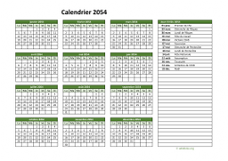 calendrier annuel 2054 02