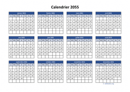 calendrier annuel 2055 04