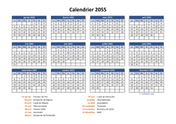 calendrier annuel 2055 05