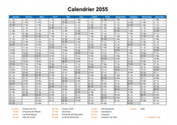 calendrier annuel 2055 08