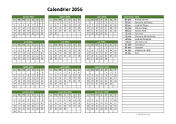 calendrier annuel 2056 02