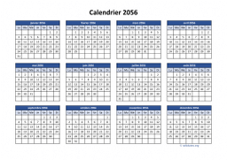 calendrier annuel 2056 04