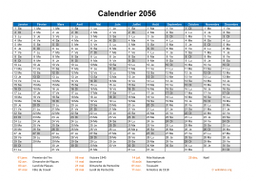 calendrier annuel 2056 08