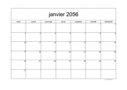 calendrier mensuel 2056 05