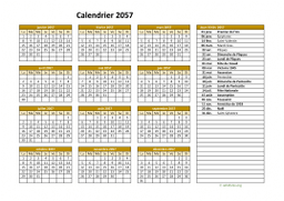 calendrier annuel 2057 03