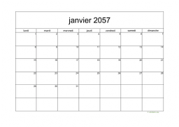 calendrier mensuel 2057 05